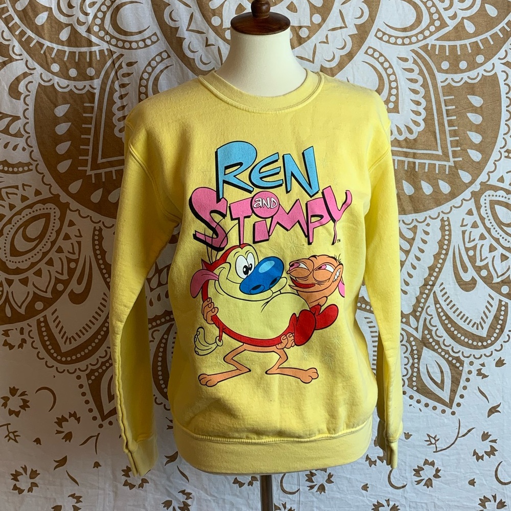 Nickelodeon Yellow Long Sleeve Sweater Top